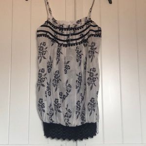 Floral tank top